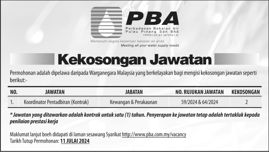 PERBADANAN BEKALAN AIR PULAU PINANG SDN BHD