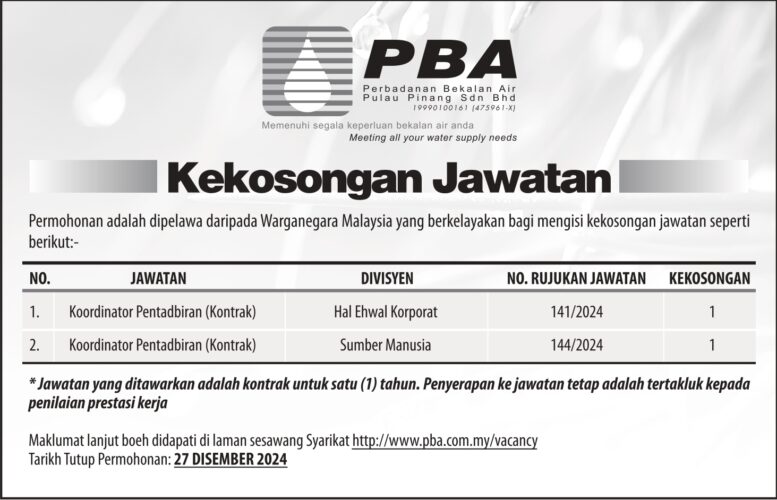 PERBADANAN BEKALAN AIR PULAU PINANG SDN BHD